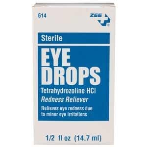 ZEE Medical Tetrahydrozoline Eye Drops 1/2OZ