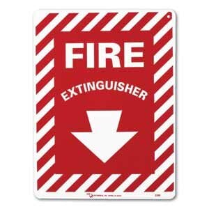 ZEE Medical Fire Extinguisher, 12" x 9"