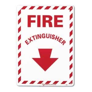 ZEE Medical Fire Extinguisher, 10" x 14"